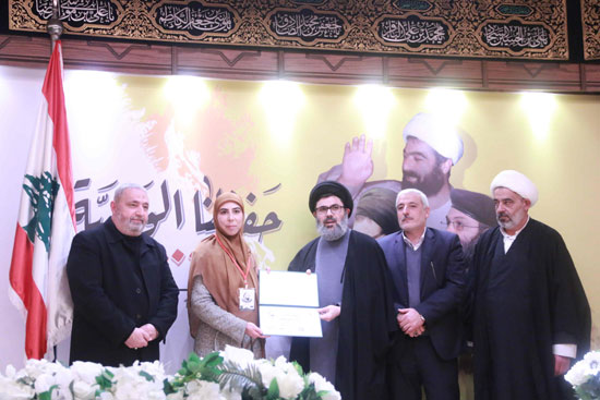 صفي الدين كرّم الفائزين والمشاركين بجائزة شيخ الشهداء في جبشيت 